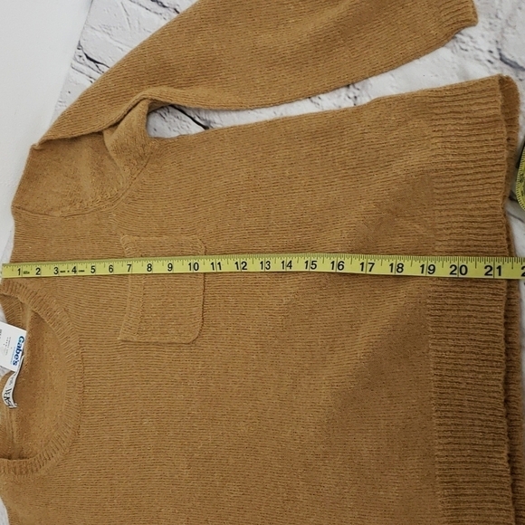 Zara Sweater Light Brown Acrylic/Poly/Wool Blend 36 L Hip Length NWT New - Picture 9 of 10